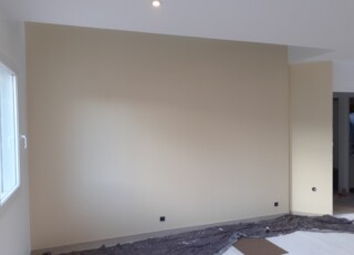 Peinture d'un salon